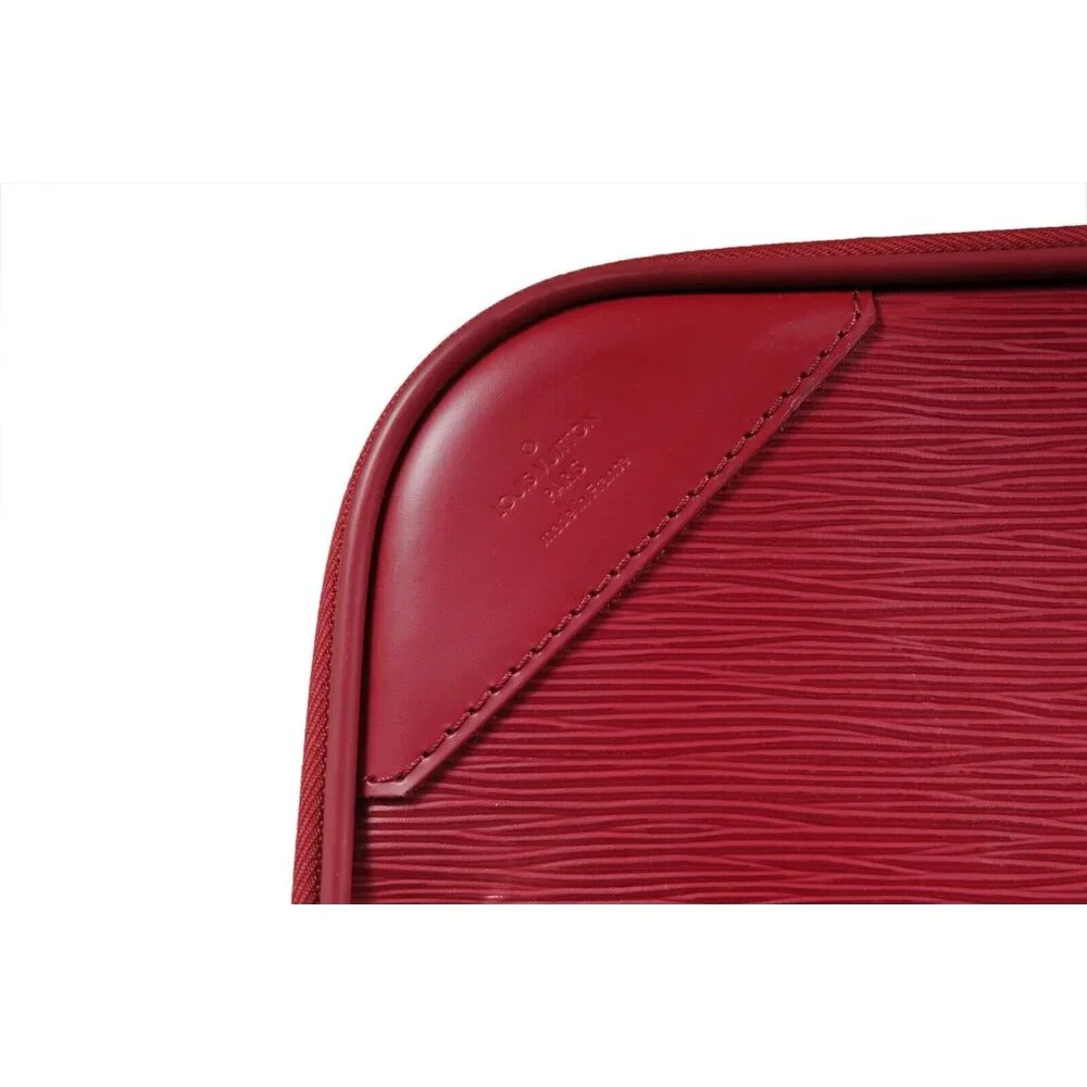 Louis Vuitton red leather